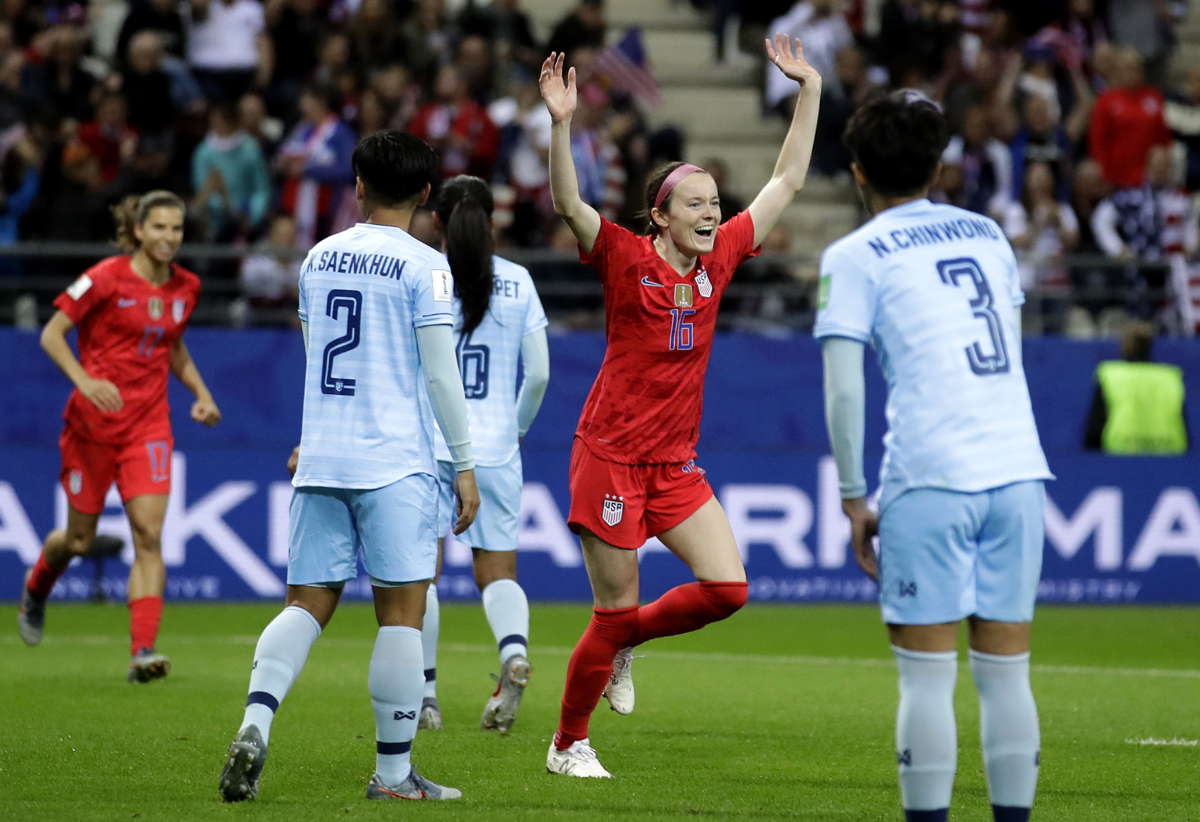 U.S. 13, Thailand 0